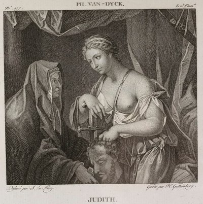 Denis-Sébastien Leroy ja H. Guttemberg - Judith, Philip van Dijkin mukaan - 1802-1815 tekijältä Denis Sebastien Leroy