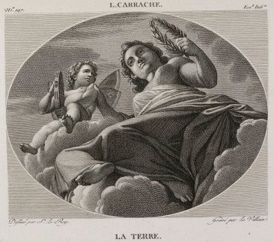 Denis-Sébastien Leroy et Le Villain - Maa, Ludovico Carraccin mukaan - 1802-1815 tekijältä Denis Sebastien Leroy