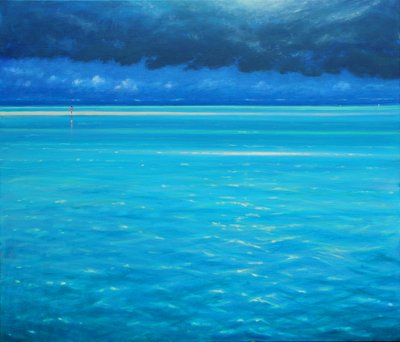 Dreams Of Paradise, 2020 (öljy kankaalle) tekijältä Derek Hare
