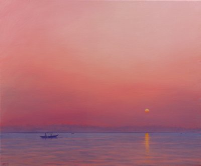 Pink Dawn on the Ganges tekijältä Derek Hare