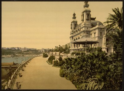 Kasino, Monte Carlo, Monaco, Riviera tekijältä Detroit Publishing Co.