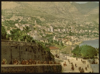 Yleisnäkymä, Monte Carlo, Riviera, Monaco tekijältä Detroit Publishing Co.