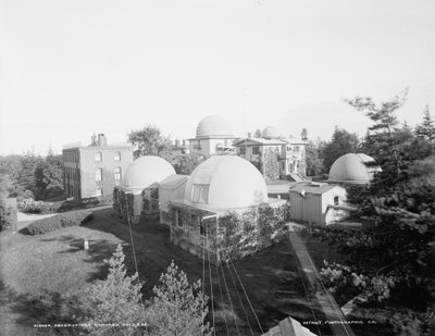 Observatorio, Harvard College, n. 1900 (m/v valokuva) tekijältä Detroit Publishing Co.