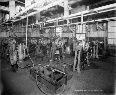 Testaushuone, Leland & Faulconer Manufacturing Company, Detroit tekijältä Detroit Publishing Co.