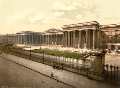 British Museum, Lontoo, n. 1890-1900 (valokuva) tekijältä Detroit Publishing Co.