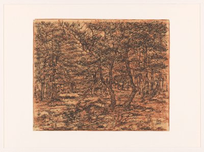 metsäinen maisema tekijältä Dick Ket (signed by artist)