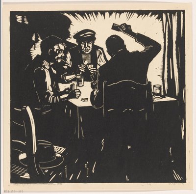 korttipelaajia tekijältä Dick Ket (signed by artist)