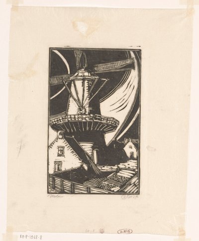 Molen (alkuperäinen nimi esineessä) tekijältä Dick Ket (signed by artist)