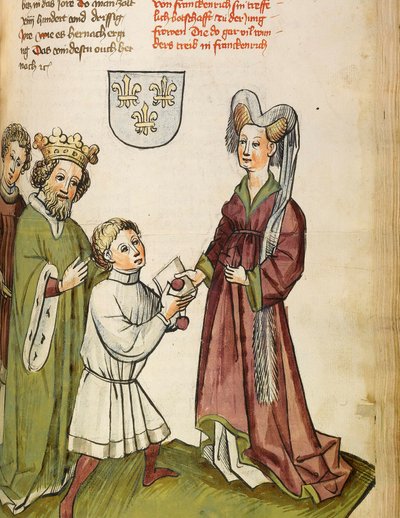Satavuotinen sota (1337-1453): Pyhän Imperiumin (Pyhä Imperiumi) Sigismund I (1368-1437) tapaa Jeanne d