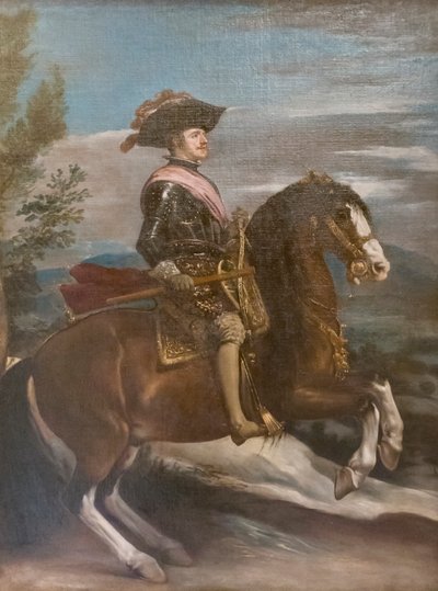 Philip IV:n ratsastusmuotokuva tekijältä Diego Velázquez