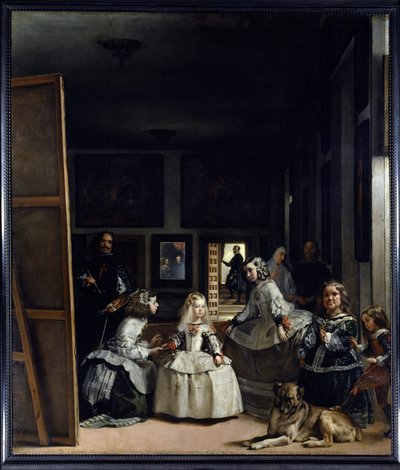 Las Meninas eli Philip IV:n perhe tekijältä Diego Rodriguez de Silva y Velazquez