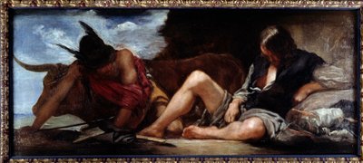 Diego Velasquezin maalaus Merkurius ja Argos (1599-1660) tekijältä Diego Velázquez