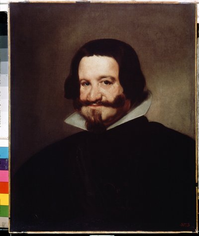 Olivaresin kreiviherttuan muotokuva. Gaspar de Guzman y Pimentel, Olivaresin kreivi ja Sanlucar la Mayorin herttua (1587-1645), Espanjan ministeri ja kuninkaallinen suosikki. Diego Velazquezin (1599-1660) maalaus. Öljy kankaalle, 6 tekijältä Diego Velázquez