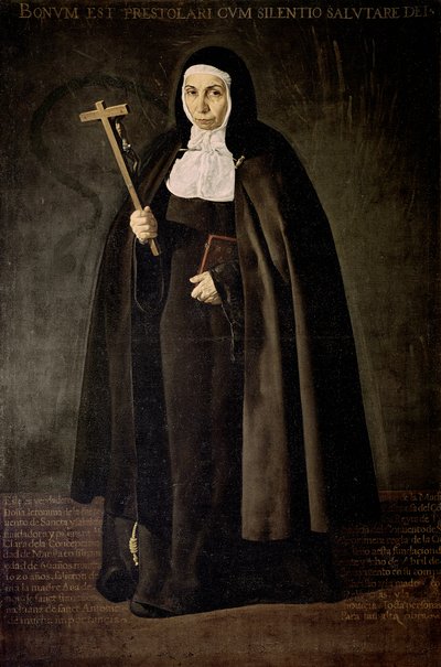 Äidin Jeronima de la Fuenten muotokuva tekijältä Diego Rodriguez de Silva y Velazquez