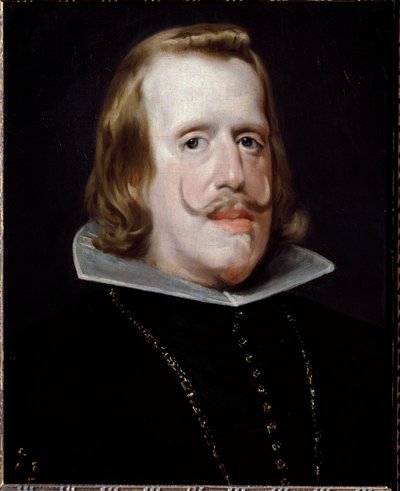 Espanjan kuninkaan Philip IV:n muotokuva, n. 1652-1653 (öljy kankaalle) tekijältä Diego Velázquez