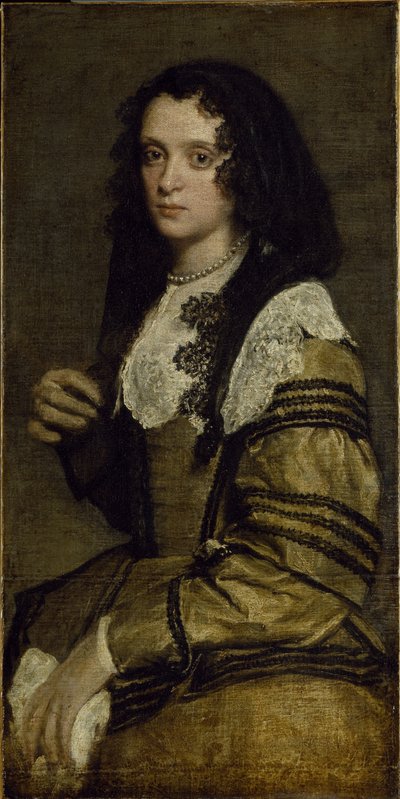 Nuoren naisen muotokuva (öljy kankaalle) tekijältä Diego Velázquez