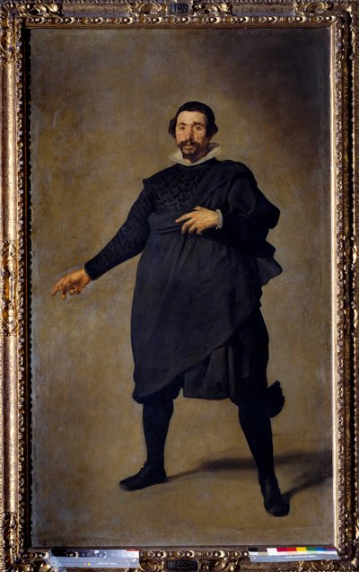 Valladolidin Pablo Jesterin muotokuva. Diego Rodriguez de Silva y Velasquezin (1599-1660) maalaus, noin 1636-1637. Öljy kankaalle. Mitat: 2,09 x 1,23 m. Madrid, Musee Du Prado tekijältä Diego Velázquez