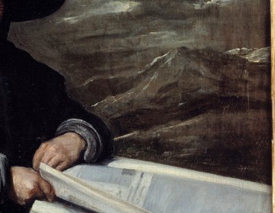 Diego de Acedon muotokuva sanoo serkku Detail. Diego Rodriguez de Silvan ja Velasquezin (1599-1660) maalaus tekijältä Diego Velázquez