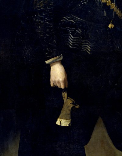 Kuningas Philip IV:n veljen Don Carlosin (1607-1632) muotokuva Don Carlosin vauvasta. Yksityiskohta. Diego Rodriguez de Silvan ja Velazquezin maalaus Diego Velasquezissa (1599-1660) tekijältä Diego Velázquez