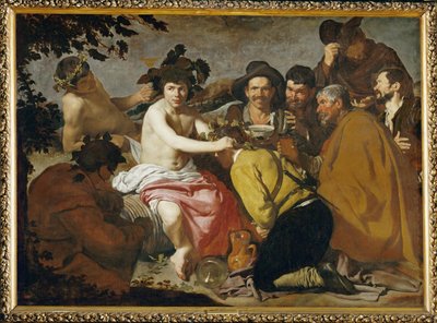 Bacchuksen voitto ... (maalaus kankaalle) tekijältä Diego Rodriguez de Silva y Velazquez