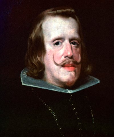 Espanjan kuninkaan Filip IV:n maalaus 1500-luvulta. tekijältä Diego Velasquez
