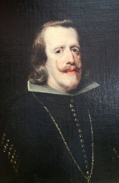 "Espanjalaisen Philip IV:n muotokuva", c1656-c1660 tekijältä Diego Velasquez