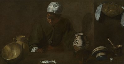 Keittiö kohtaus tekijältä Diego Velázquez