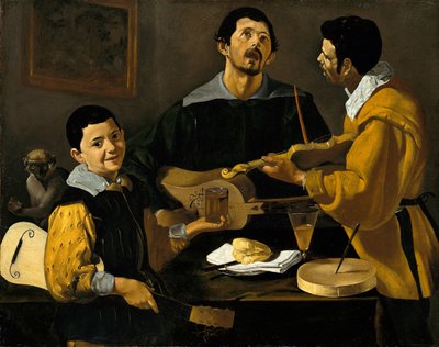 Kolme muusikkoa  tekijältä Diego Velázquez