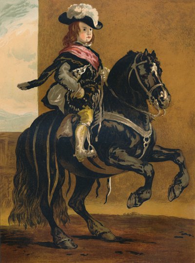 La Haute Ecolen oppilas - Don Balthazar, Espanjan Infante, c1640, c1879. tekijältä Diego Velázquez