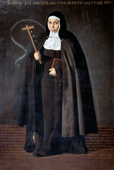 Abbess Jeronima de la Fuente, 1620. tekijältä Diego Velázquez