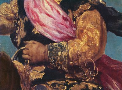 Yksityiskohta prinssi Balthasar Carlosista hevosen selässä, n. 1635-1636 (835:n yksityiskohta) tekijältä Diego Velázquez