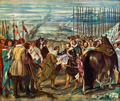 Breda The Spears antautuminen, 1634-1635. tekijältä Diego Velázquez