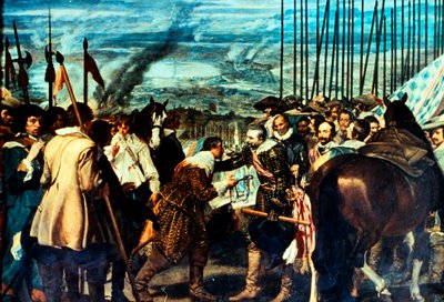 "Bredan vähentäminen", 30-vuotias sota, 1625, 1600-luku tekijältä Diego Velázquez