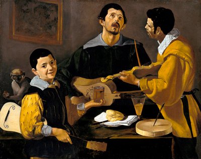 Kolme muusikkoa, noin 1616 tekijältä Diego Velázquez