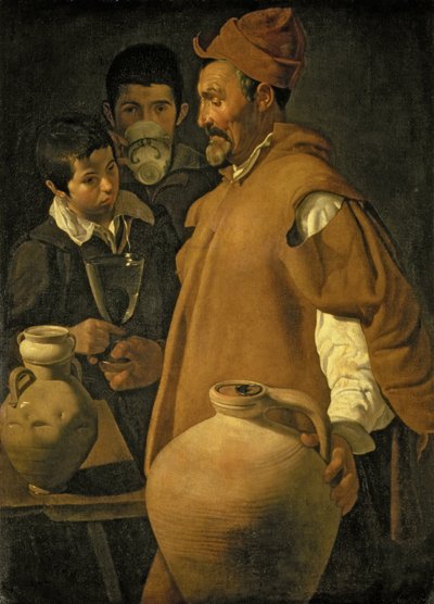 Sevillan vesimyyjä, noin 1620 tekijältä Diego Velázquez