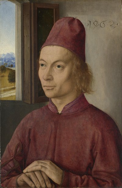 Miehen muotokuva (Jan van Winckele) tekijältä Dieric Bouts
