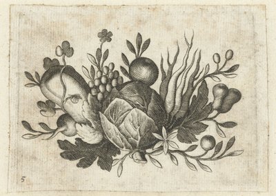 Festoen van Vrutten Matkustamiseen hyödyllinen pieni hedelmäkirja (sarjan nimi) tekijältä Dietrich Krüger (attributed to)