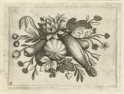 Festoen van Vrutten Matkustamiseen hyödyllinen pieni hedelmäkirja (sarjan nimi) tekijältä Dietrich Krüger (attributed to)