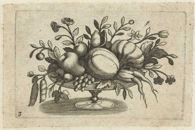 Vruchten op schaal Matkustamiseen hyödyllinen pieni hedelmäkirja (sarjan nimi) tekijältä Dietrich Krüger (attributed to)