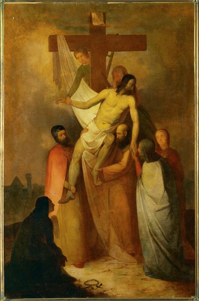 Laskeutuminen ristiltä (öljy kankaalle) tekijältä Dimitrije Auramovic