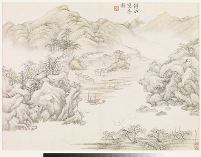 Maisemat menneiden mestareiden mukaan tekijältä Ding Huang