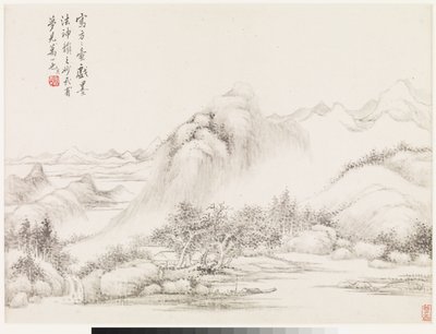 Maisemat menneiden mestareiden mukaan tekijältä Ding Huang