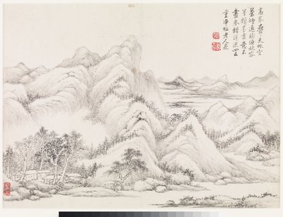 Maisemat menneiden mestareiden mukaan tekijältä Ding Huang