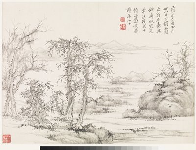 Maisemat menneiden mestareiden mukaan tekijältä Ding Huang