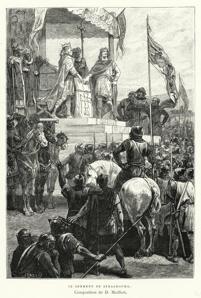 Strasbourgin vala (kaiverrus) tekijältä Diogene Ulysse Napoleon Maillart
