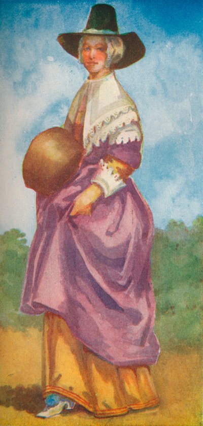 Cromwellien ajan nainen, 1907 tekijältä Dion Clayton Calthrop