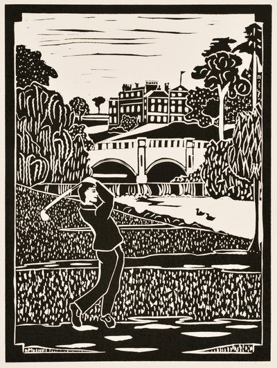 Vuoden kuukaudet: (linoleikkaus) tekijältä Dione Verulam