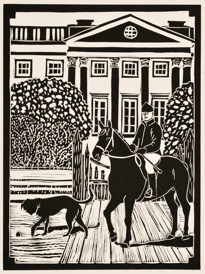 Vuoden kuukaudet: (linoleikkaus) tekijältä Dione Verulam