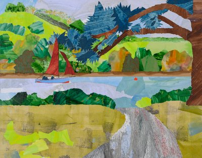 Purjehdus kotiin, Cornwall, 2025 (kollaasi) tekijältä Dione Verulam