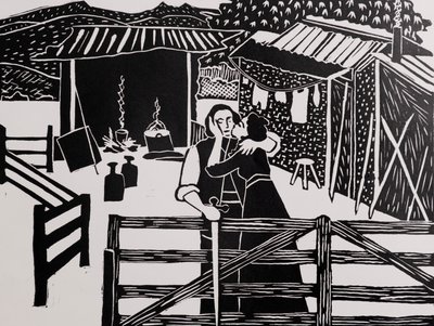 Siegfried ja Sieglinde, Hundingin maja, Wagnerin kehäseikkailu, 2024 (kuvakollaasi) tekijältä Dione Verulam